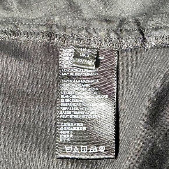 Urban Outfitters Wide Leg High Rise Button Front Dress Pants Black Minimalist S - Picture 7 of 11